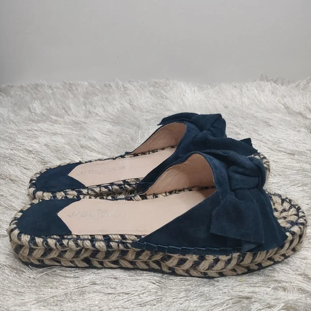 J/SLIDES blue espadrilles
